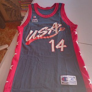 Champion Glenn Robinson USA Dream Team NBA Basketball Jersey Adult Medium 40